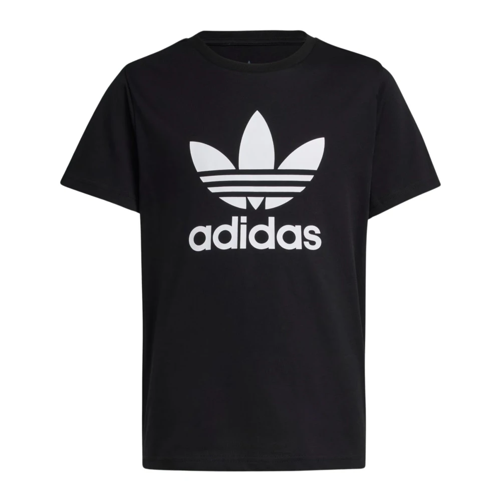 Adidas Originals Svart Trefoil T-shirt för barn Black, Unisex