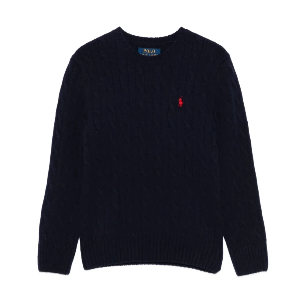 Polo Ralph Lauren Unisex Kids Blue Kids Knitwear, 6 Y, Jumper Pullover