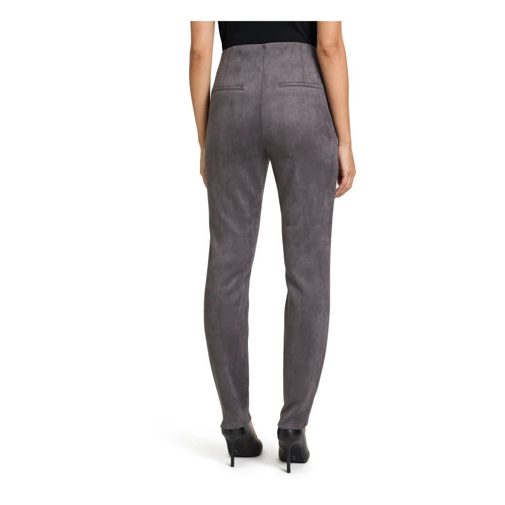 Betty Barclay Slim Fit Basic Broek Purple Dames