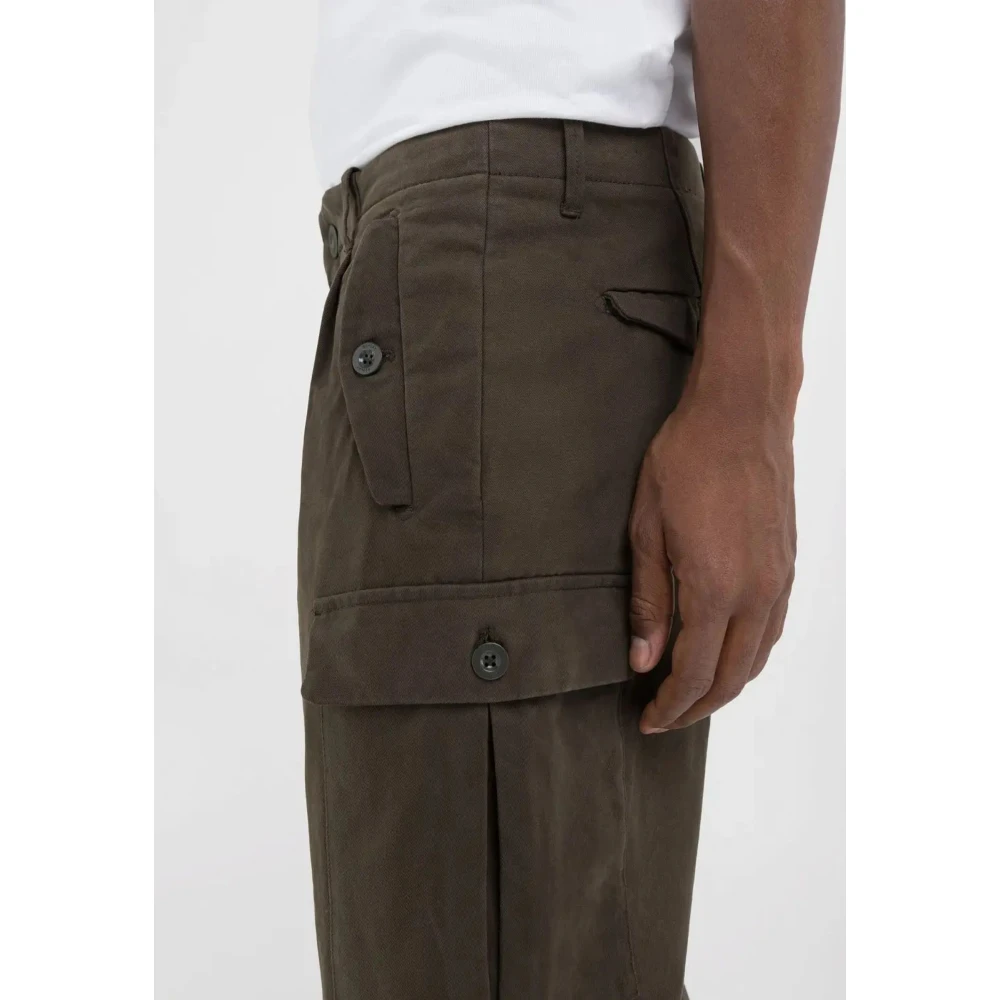 Replay Logo Broek Brown Heren
