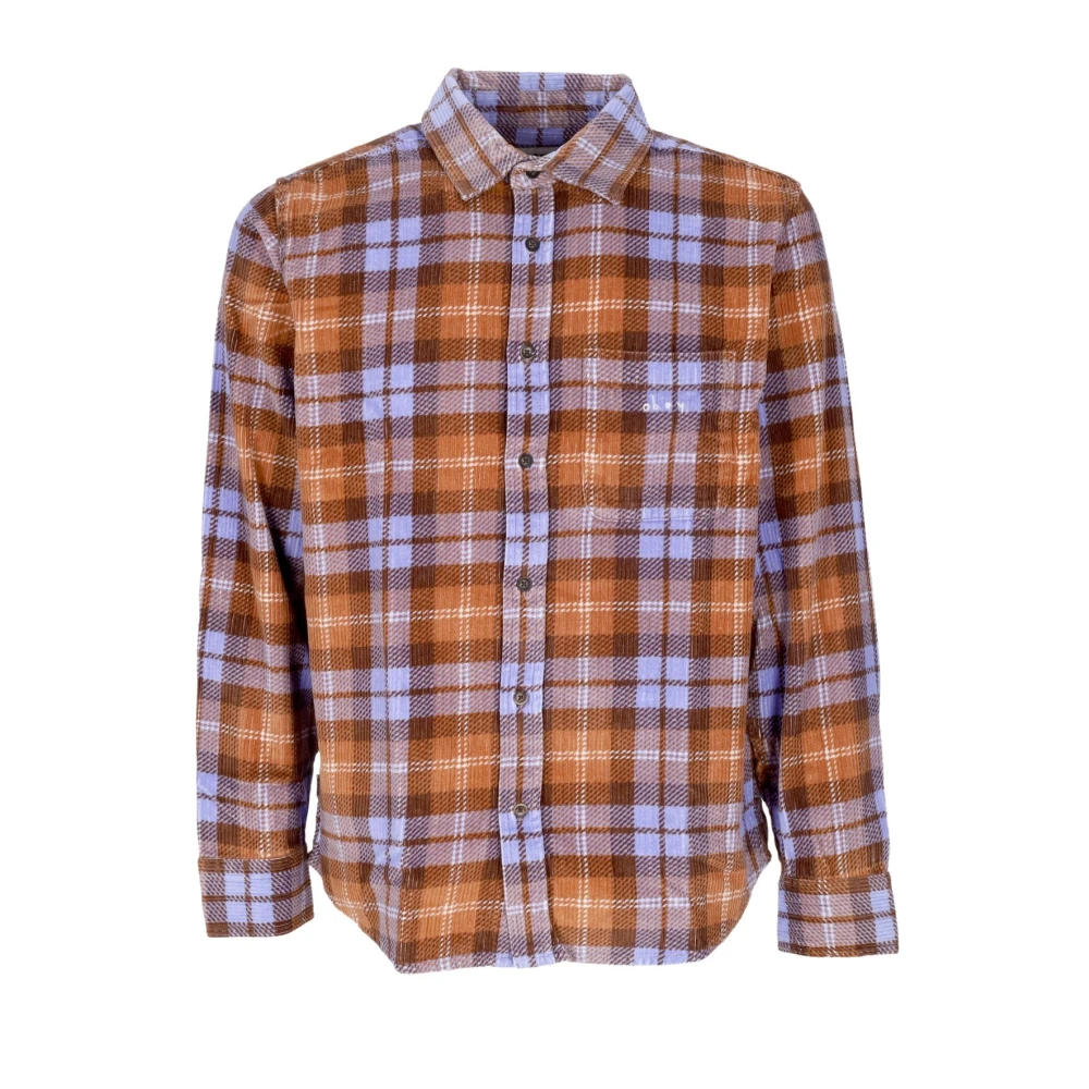 Obey Geruite lange mouwen overhemd Multicolor Heren