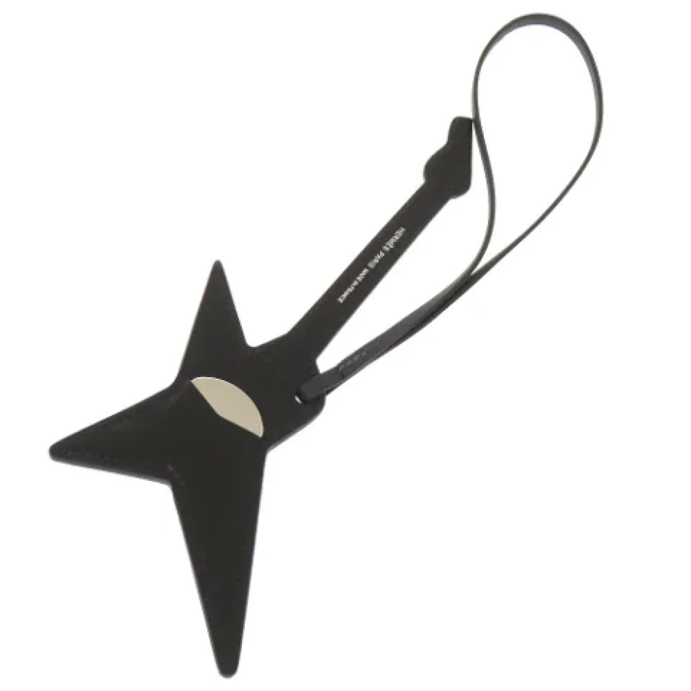 Hermès Vintage Pre-owned Leather key-holders Black Dames