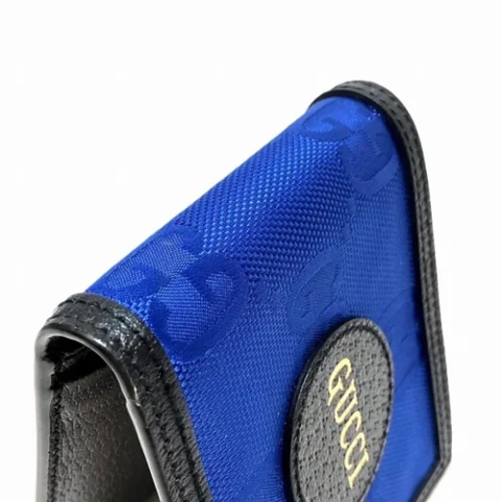 Gucci Vintage Pre-owned Leather wallets Blue Dames