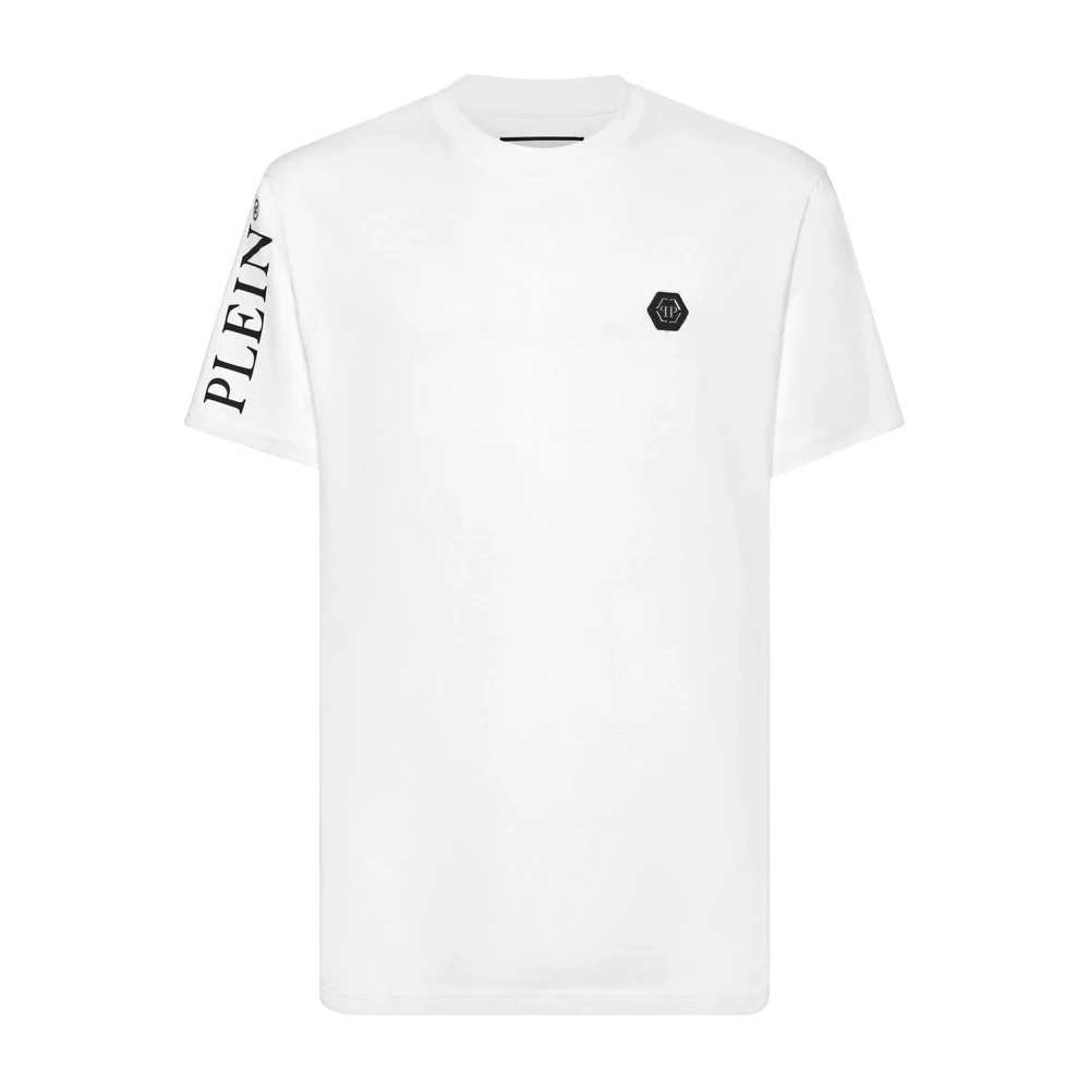 Philipp Plein Stijlvol Grafisch T-shirt voor Mannen White Heren