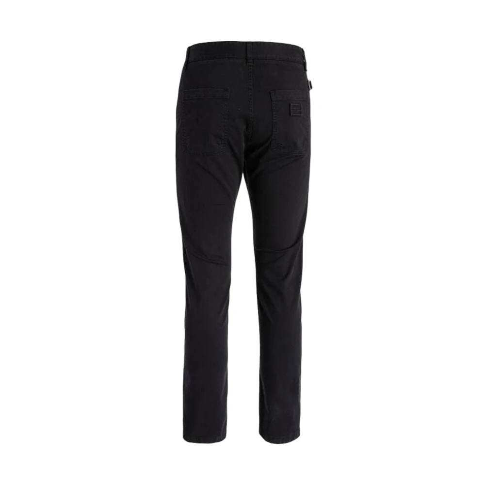 Fendi Cargo Logo Broek Black Heren