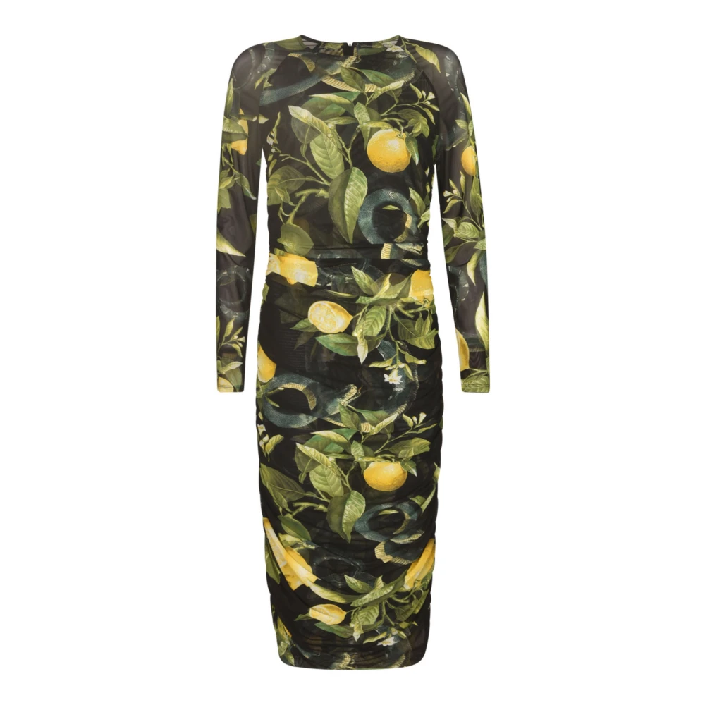 Roberto Cavalli Midi Jurk Multicolor Dames