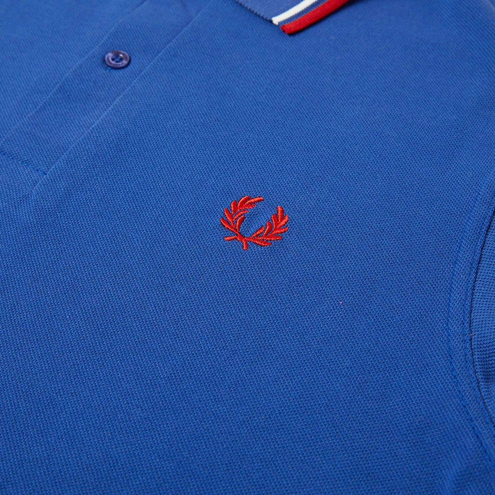 Fred Perry Original Twin Tipped Polo Blauw Blue Heren
