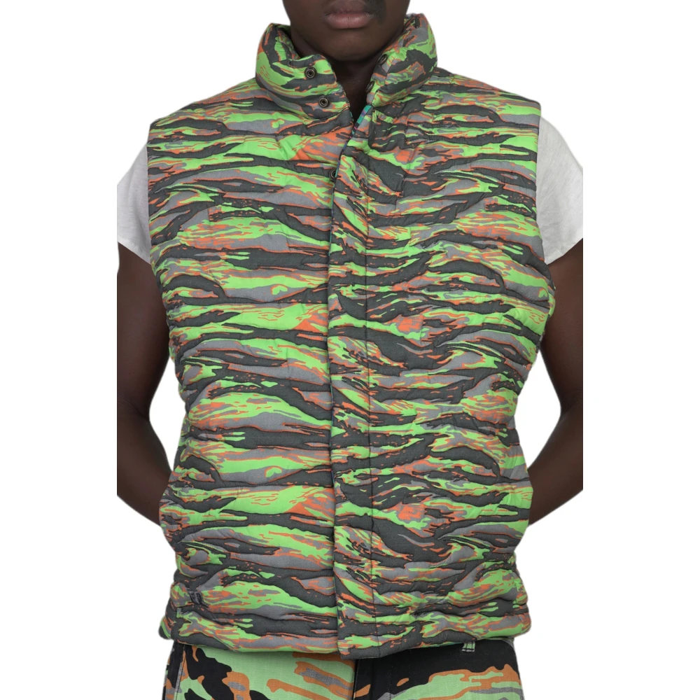 Camouflage discount vest heren