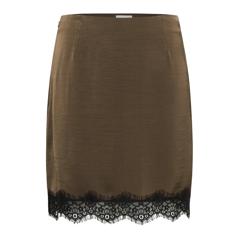 Kaffe Curve Donna Marron Gonna Da Kcjanie - Immagine 2