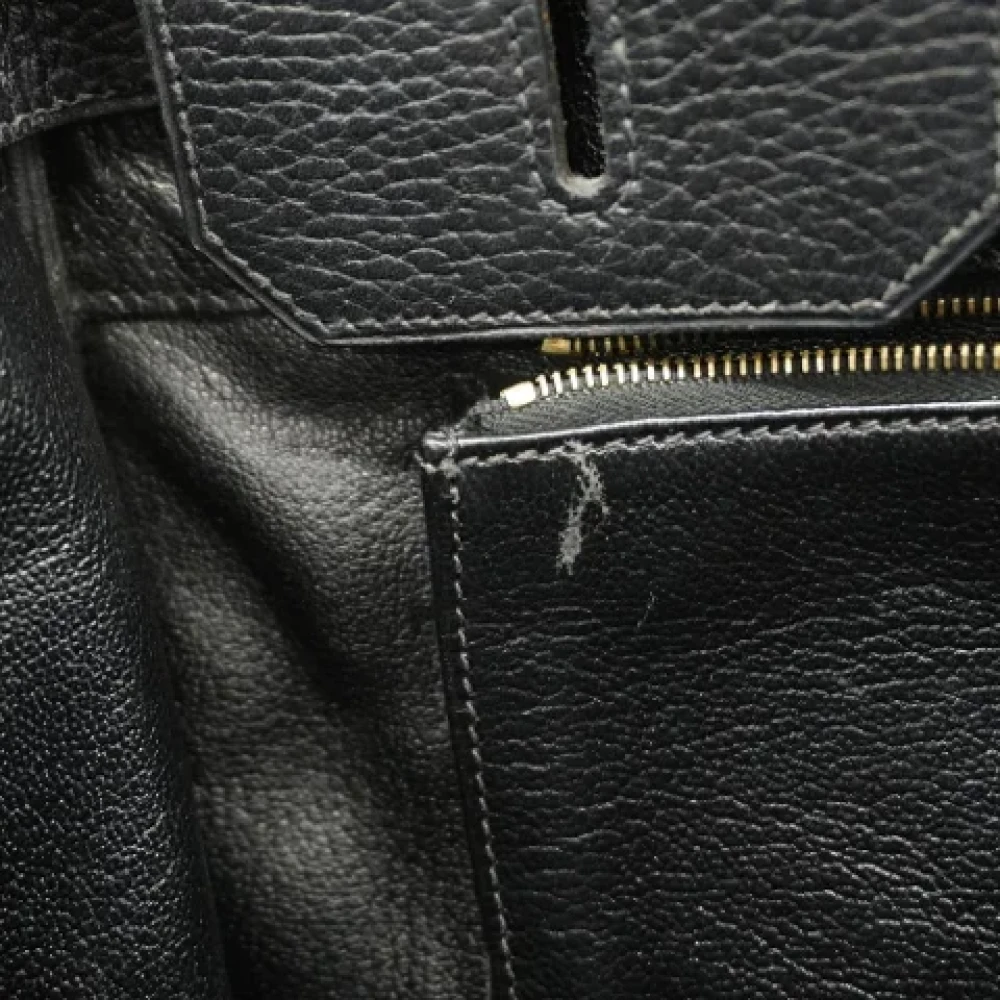 Hermès Vintage Pre-owned Fabric handbags Black Dames