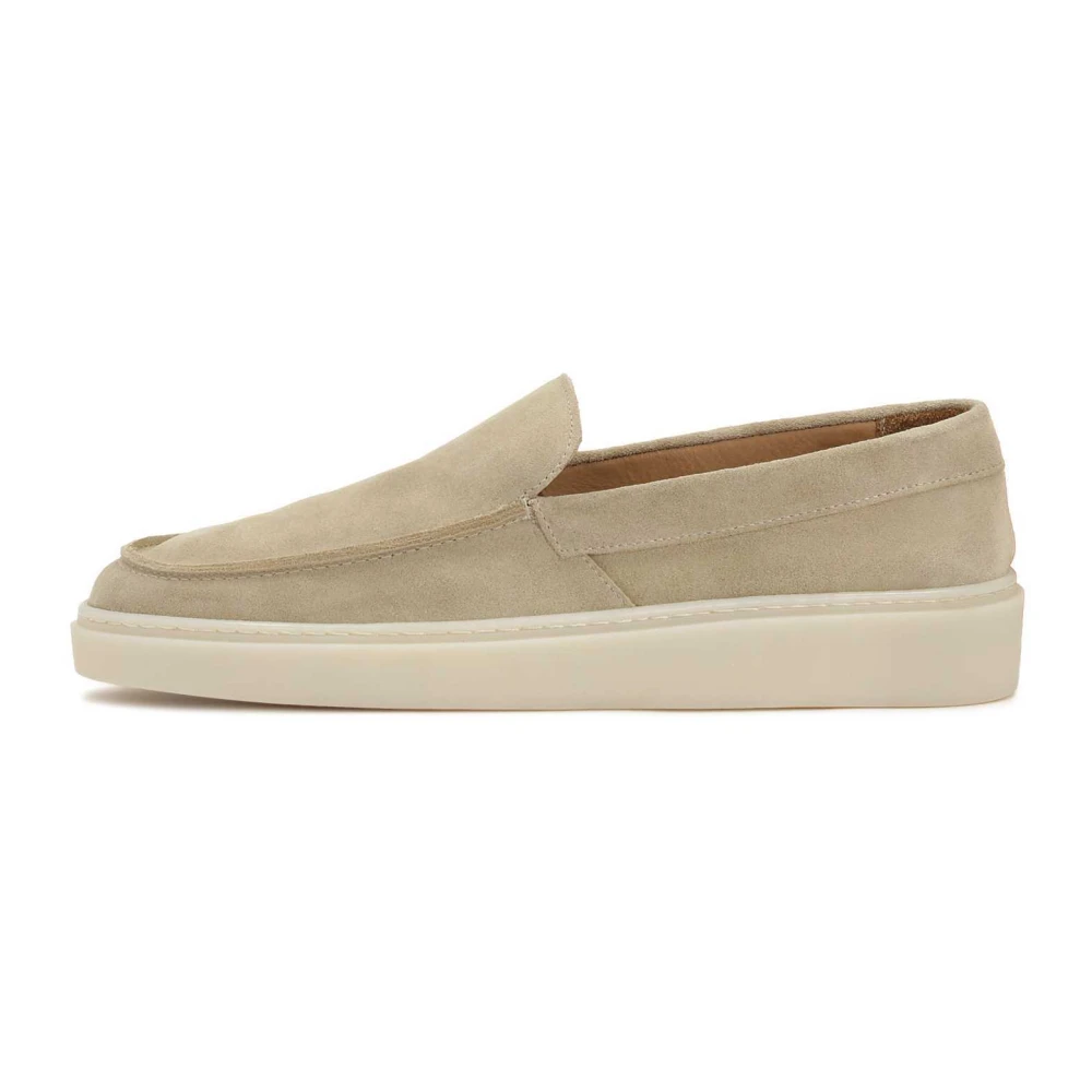 Kazar Beige suède instap sneakers voor heren Beige Heren