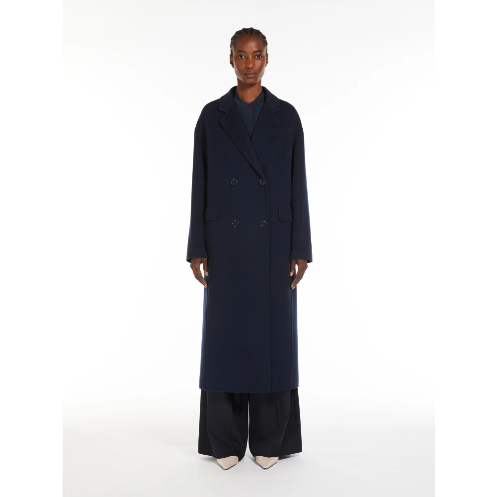 Max Mara Blauwe Favola Stijlvolle Modedress Blue Dames