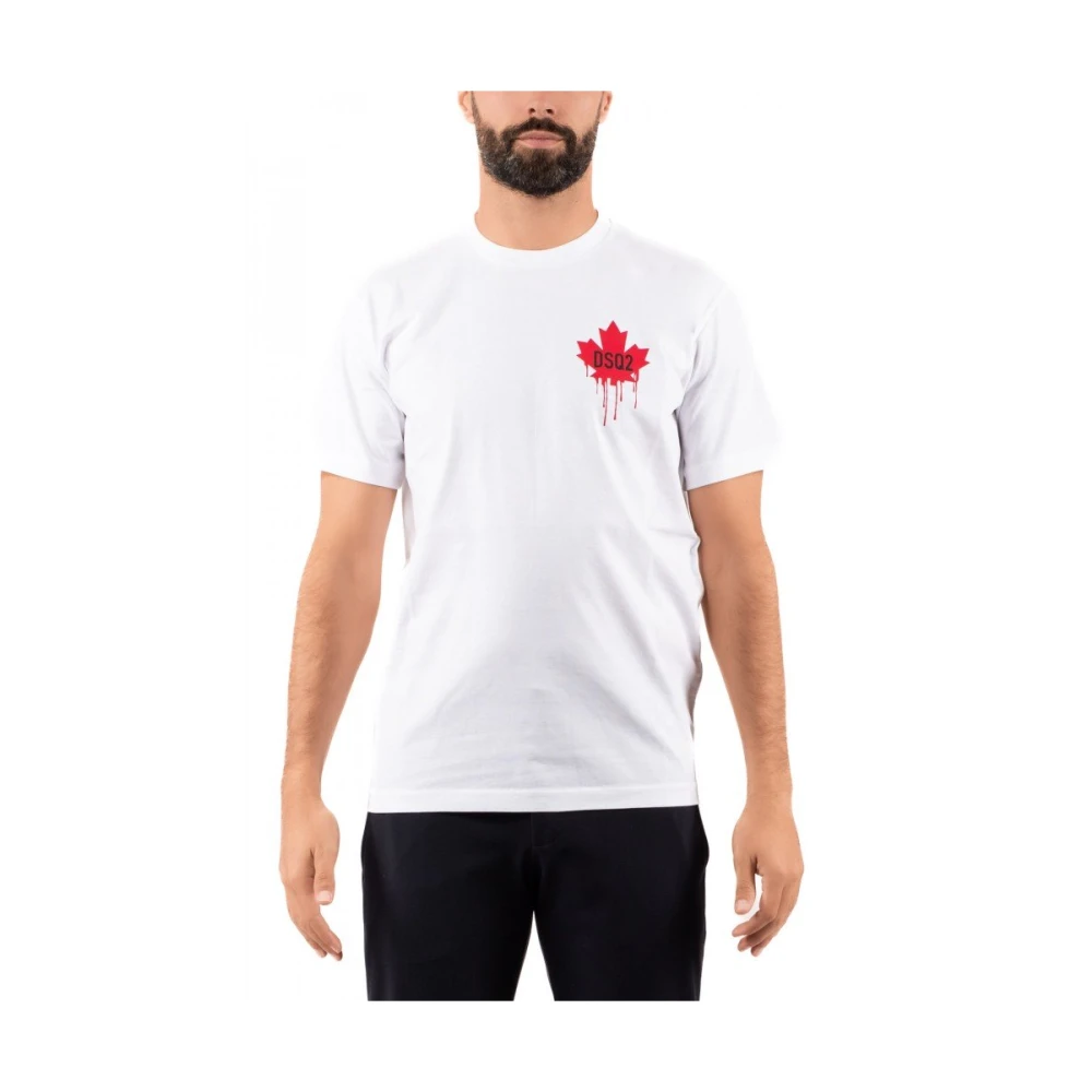 Dsquared2 Heren T-shirt White Heren