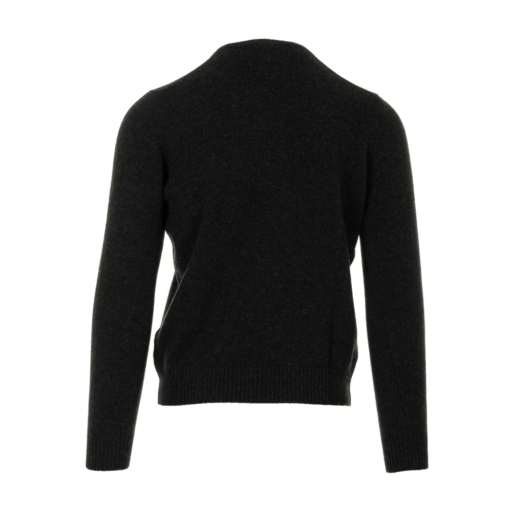 Gran Sasso Stijlvolle Paricollo Shirt Black Heren