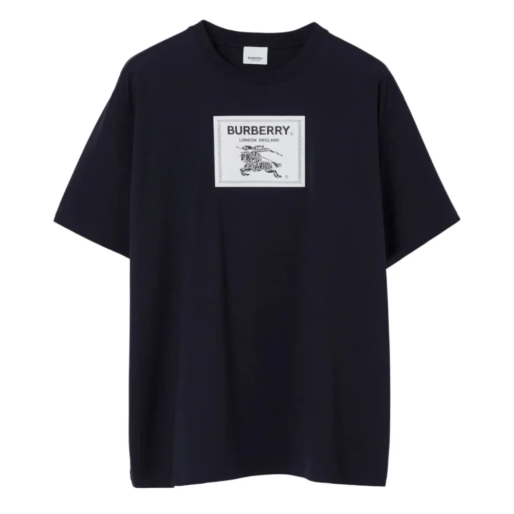 Burberry Zwarte Katoenen T-shirt Prorsum Black Heren