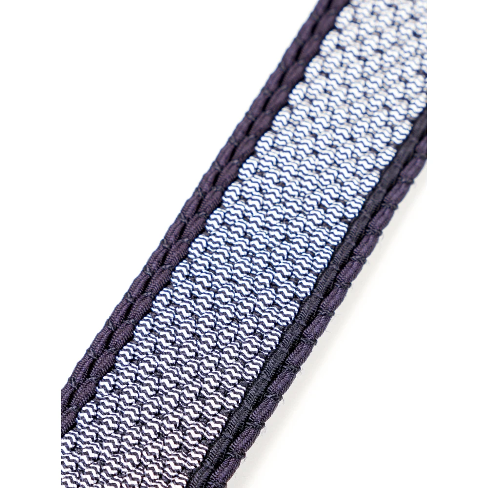 Anderson's Rekbare Leren Riem met Pin Gesp Blue Heren