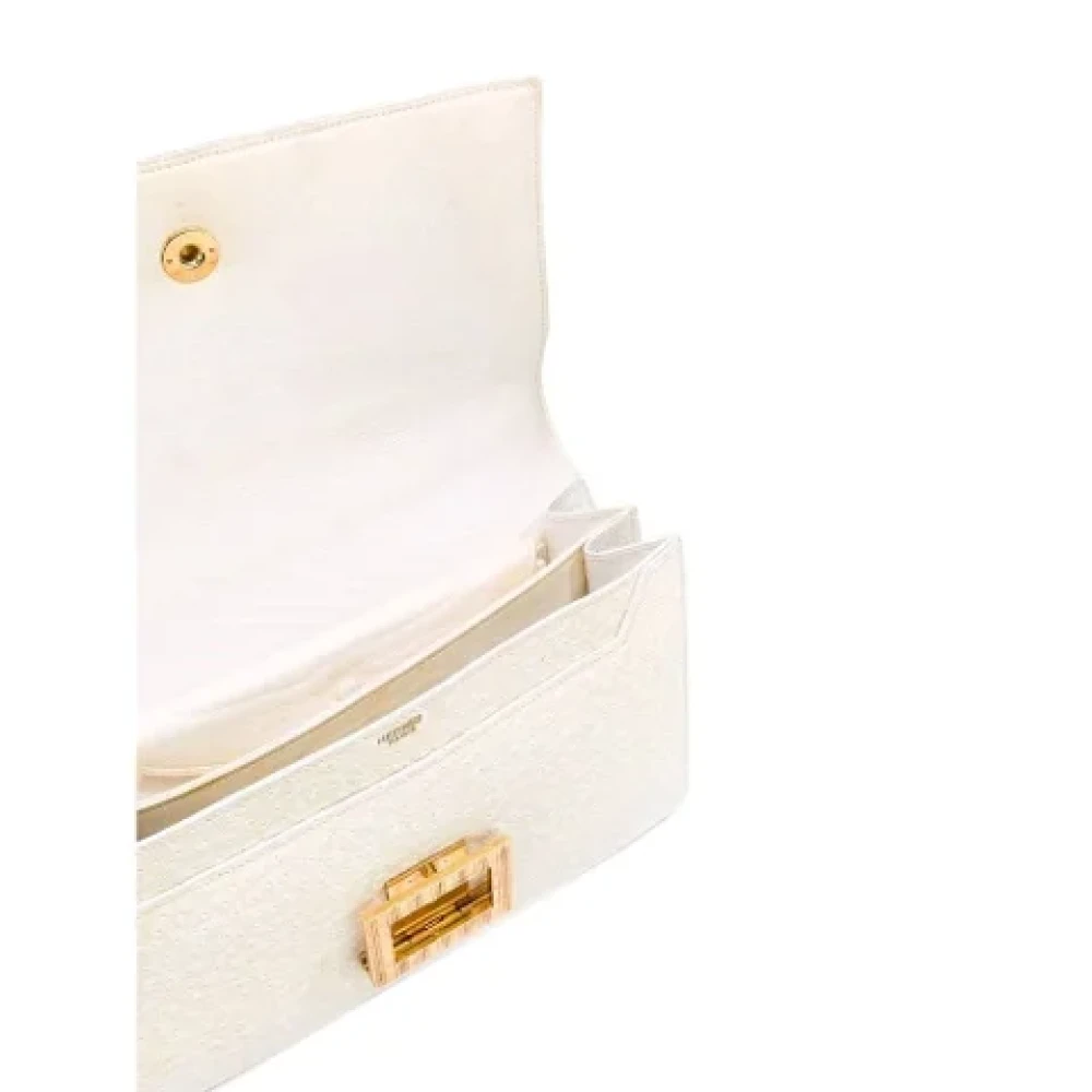 Hermès Vintage Pre-owned Leather handbags White Dames