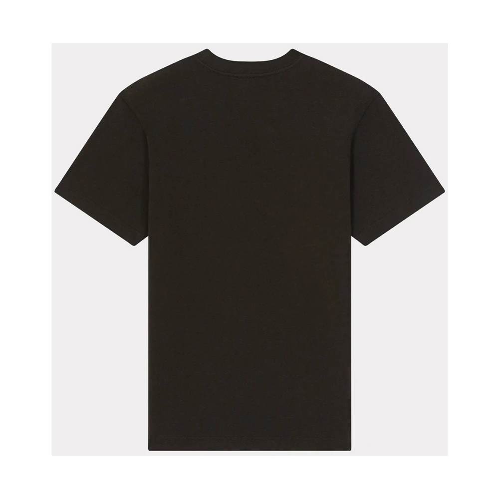 Kenzo Eiffeltoren Geborduurd Slim Fit T-shirt Black Heren