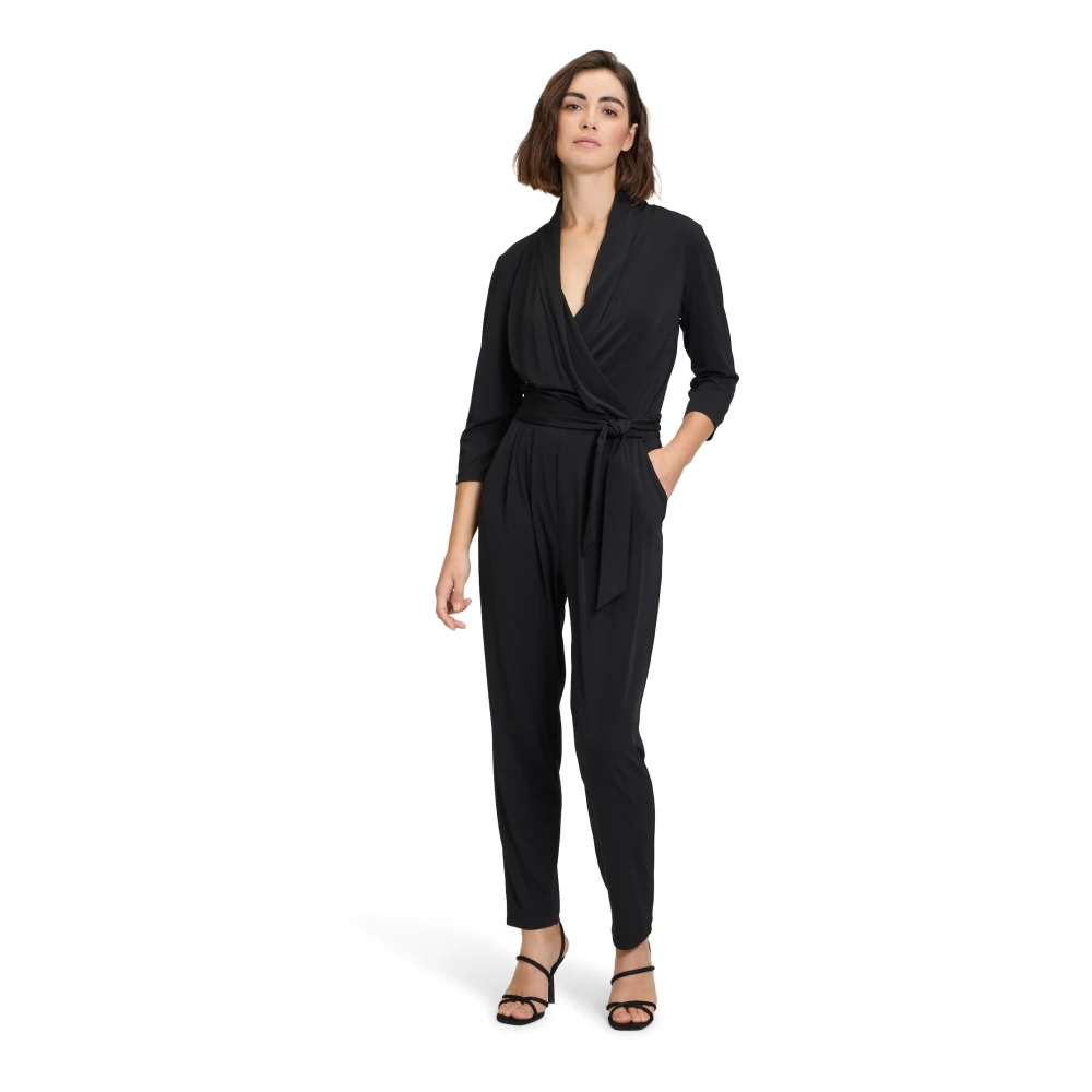 Betty Barclay Elegante Jumpsuit met Zakken Black Dames