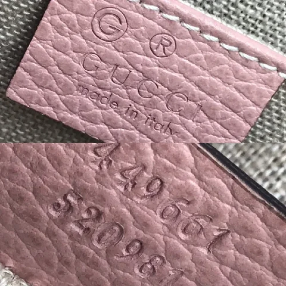 Gucci Vintage Pre-owned Leather gucci-bags Pink Dames