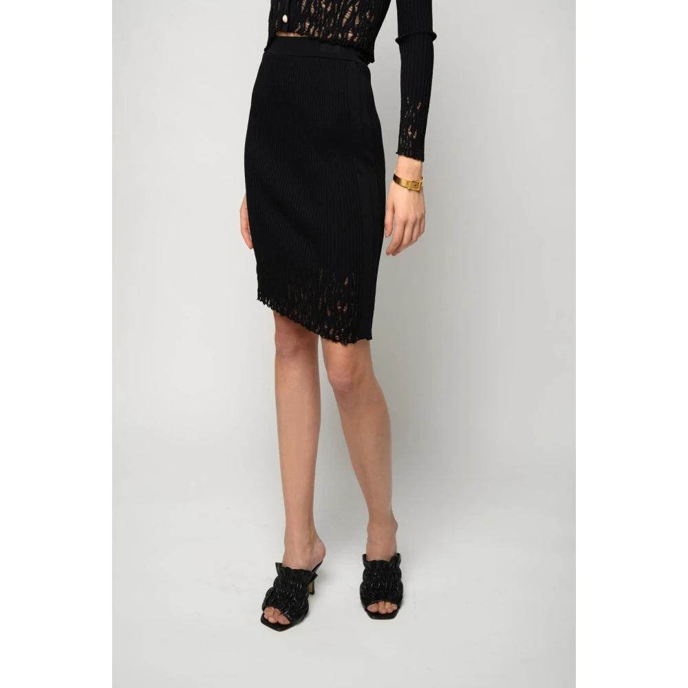 pinko Basketbal Rok Costa Black Dames