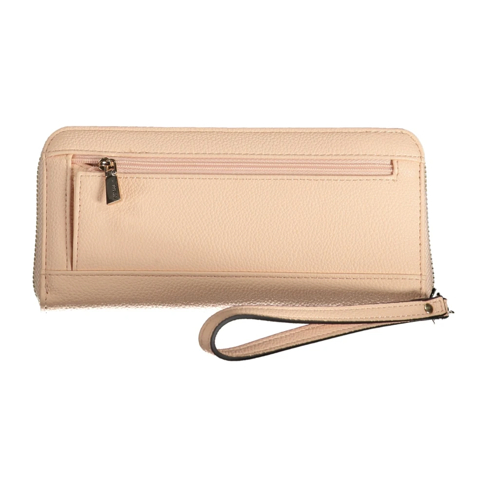 Guess Roze Damesportemonnee met Ritssluiting Pink Dames