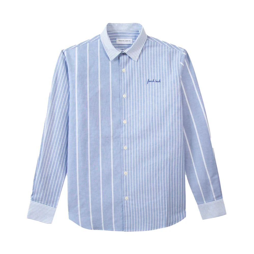 Maison Labiche Breteuil French Touch Overhemd Blue Heren