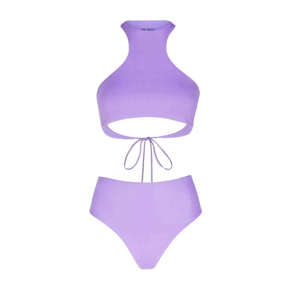 The Attico Amerikaanse Halslijn Bikini Purple Dames