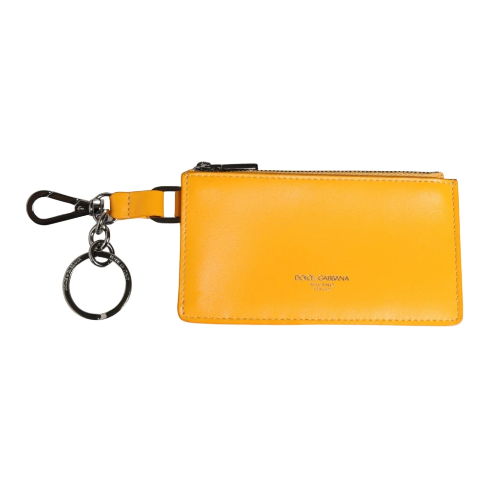 Dolce & Gabbana Unisex Giallo - Card Holder Wallet - Accessories - One Size