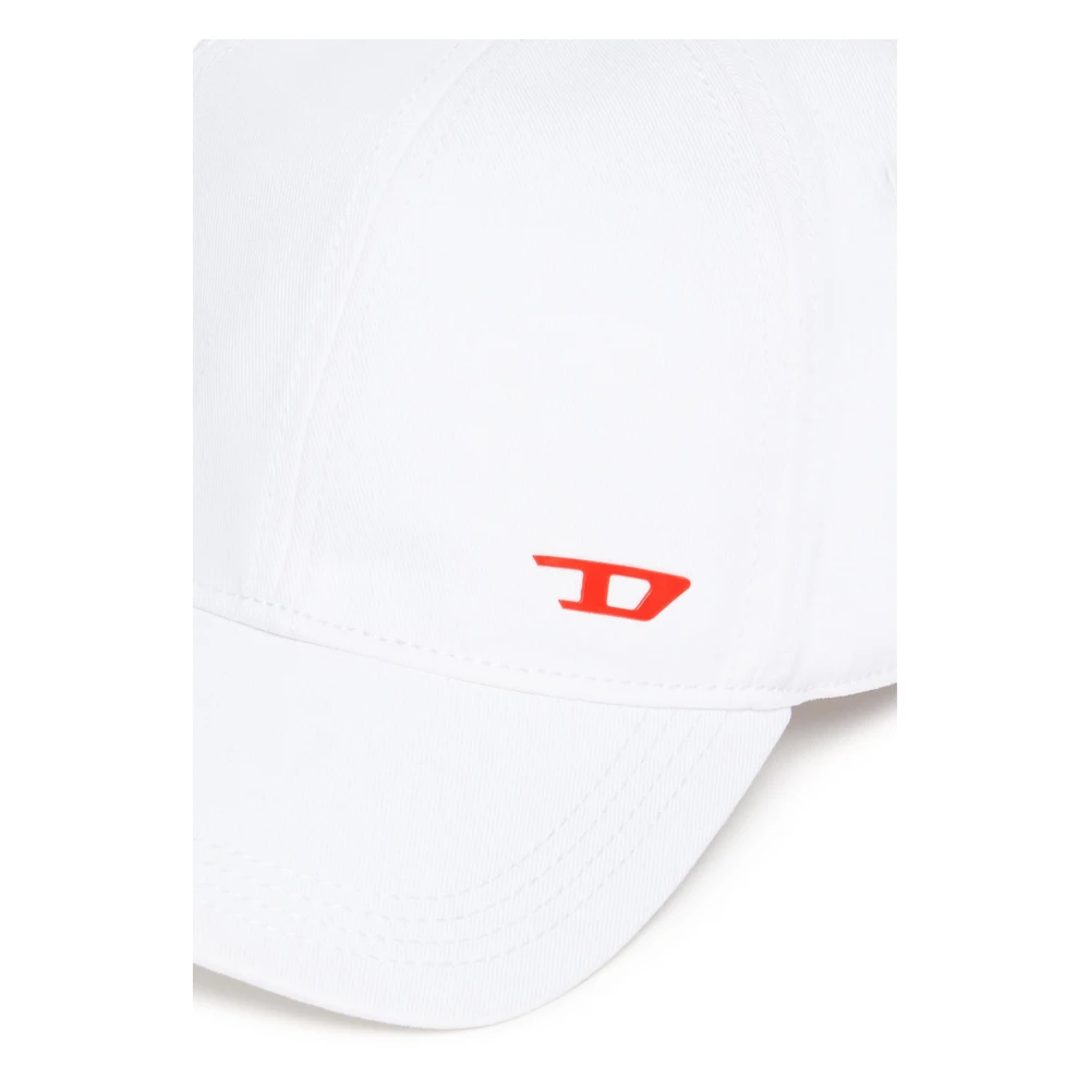 Diesel Zwarte Katoenen Logocap White Heren