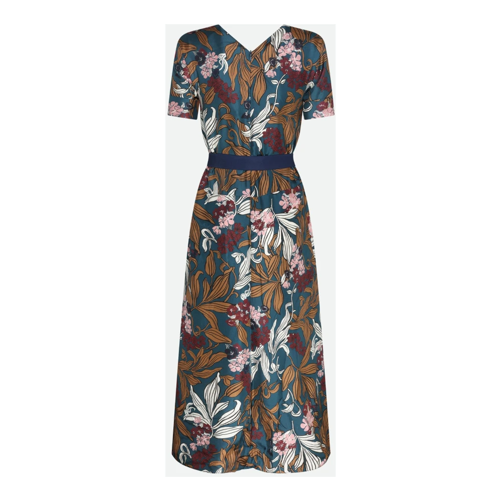 Max Mara Multicolor Patroon Jurk Multicolor Dames