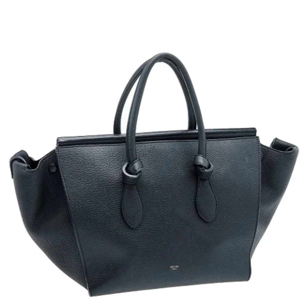Celine Vintage Pre-owned Leather totes Black Dames