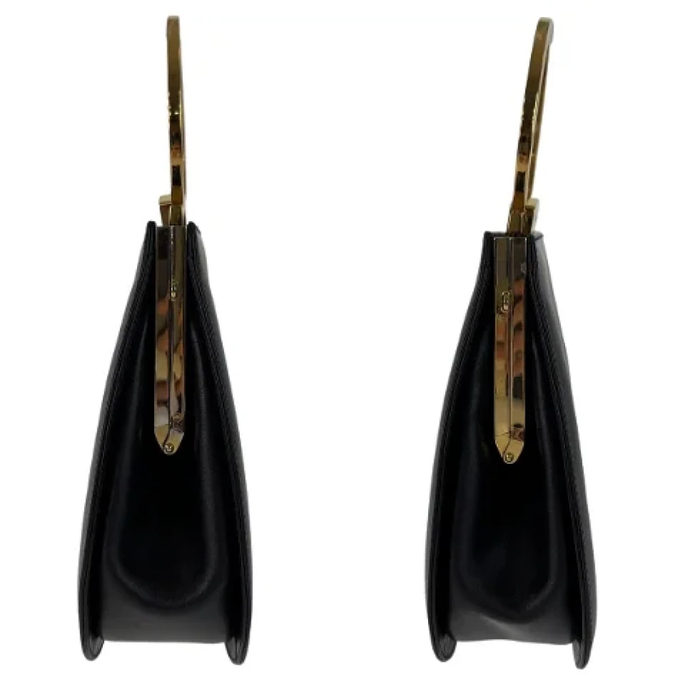 Salvatore Ferragamo Pre-owned Fabric handbags Black Dames
