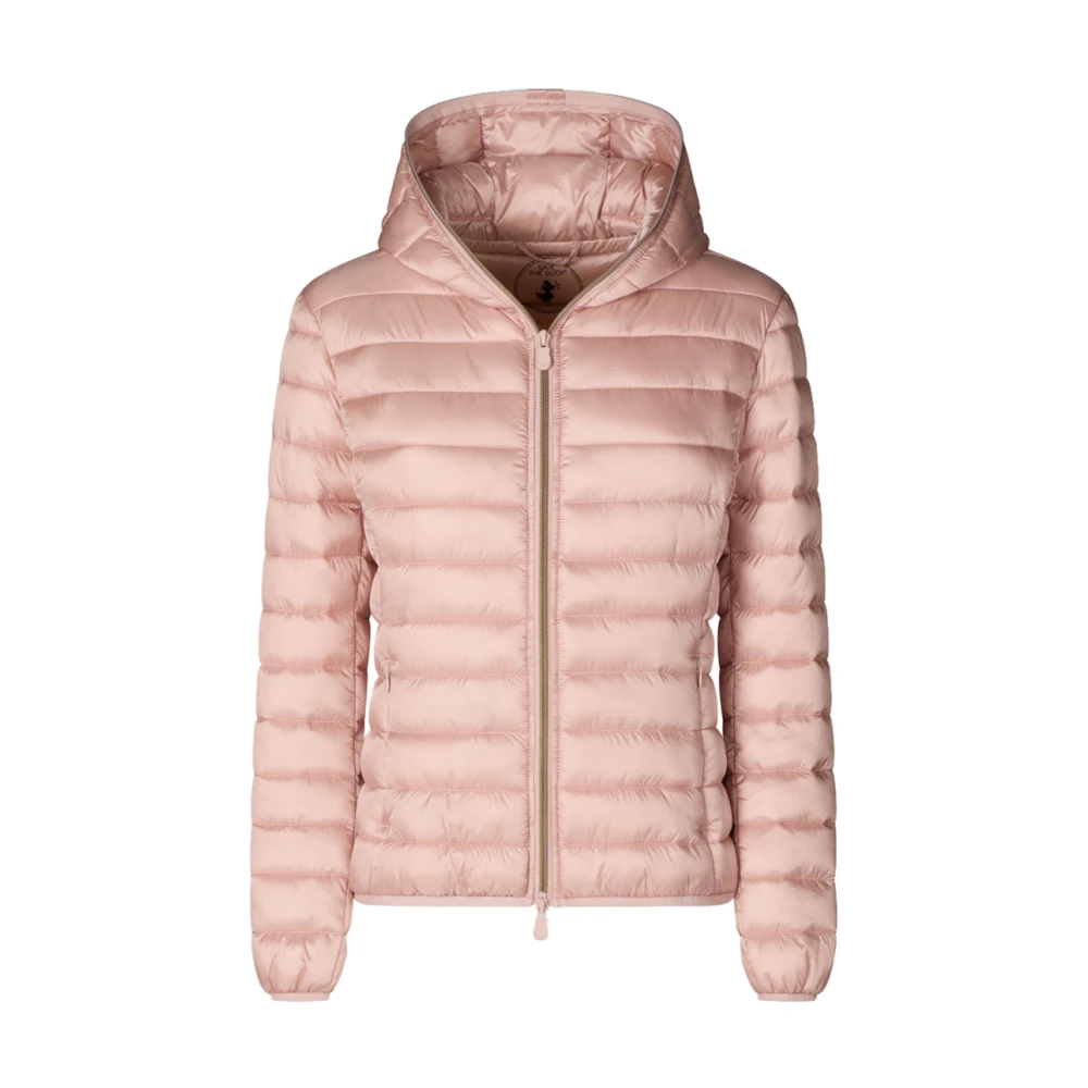 Save The Duck Women's Pink Winter Jackets, S, Alexis Puffer Jacket