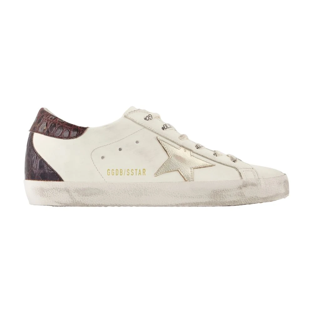 Golden Goose White Sneakers, Female, 7 Uk, Super-Star Trainers