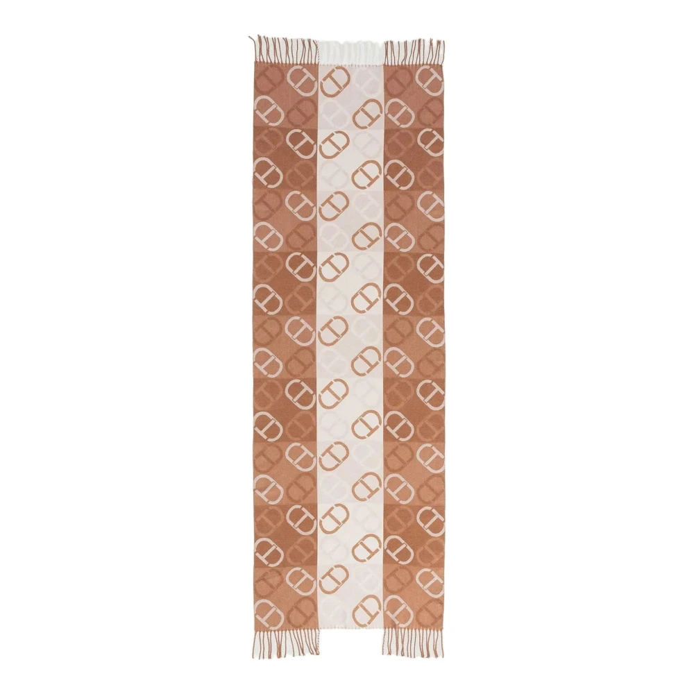 Twinset Elegante Sjaal voor Vrouwen Brown Dames