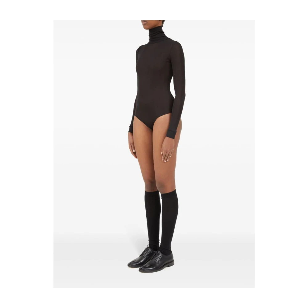Maison Margiela Zwart Topwear Aw24 Black Dames