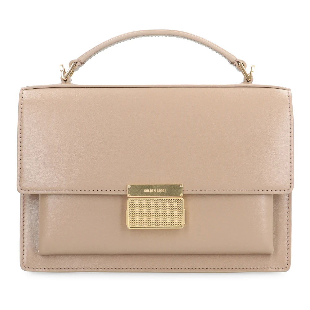 Golden Goose , Handbags, Female, Beige, One Size, Venezia Leather Crossbody Bag