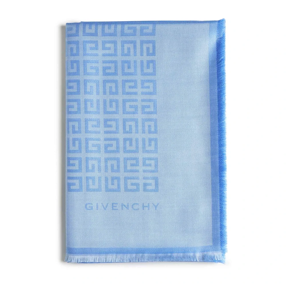 Givenchy Zijden Sjaals Collectie Blue Dames