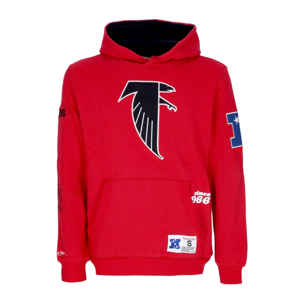 Mitchell & Ness Atlanta Falcons NFL Hoodie Red Heren