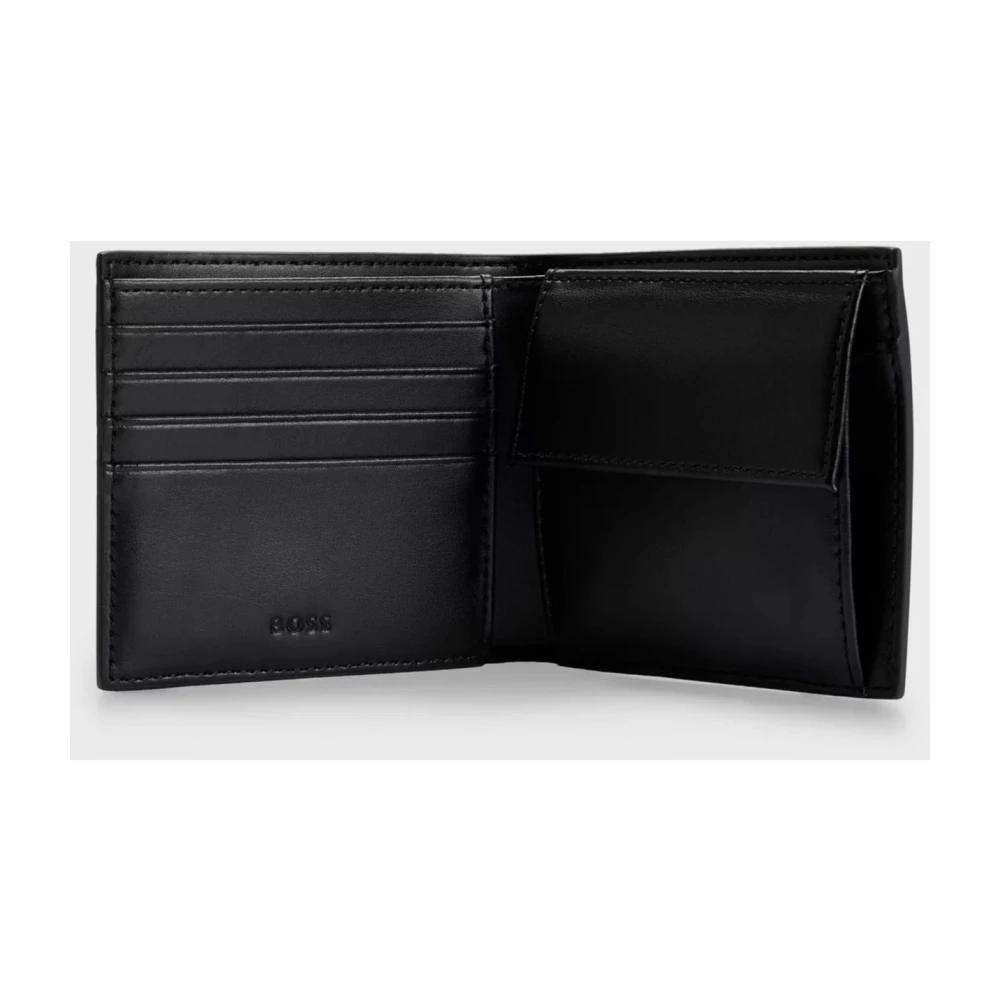 Hugo Boss Sleutelhanger en Portemonnee Set voor Mannen Black Heren