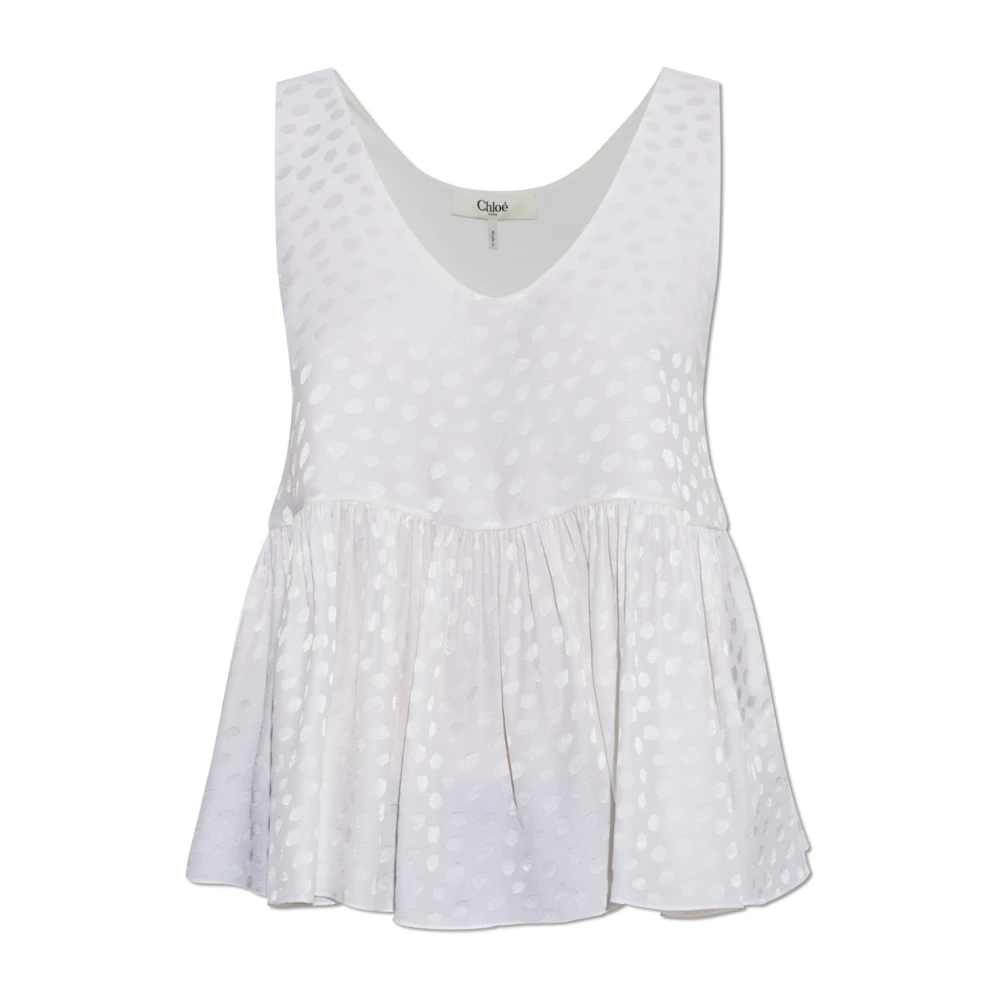 Chloe Top Aus Seide De Größe 36 - MyTheresa - Bild 3