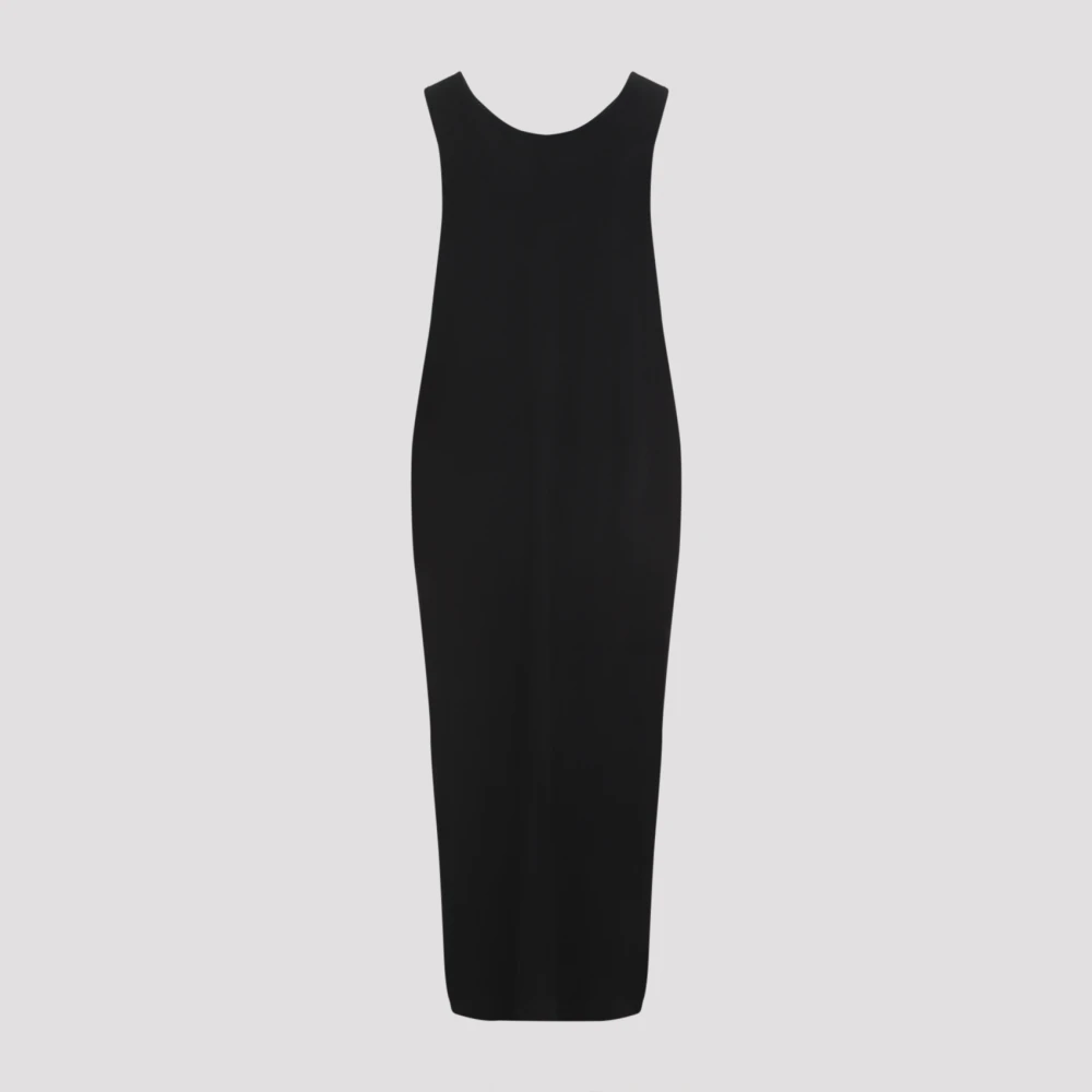 The Row Zwarte Jurk Aw24 Black Dames