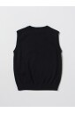 blue-knit-v-neck-sleeveless-vest