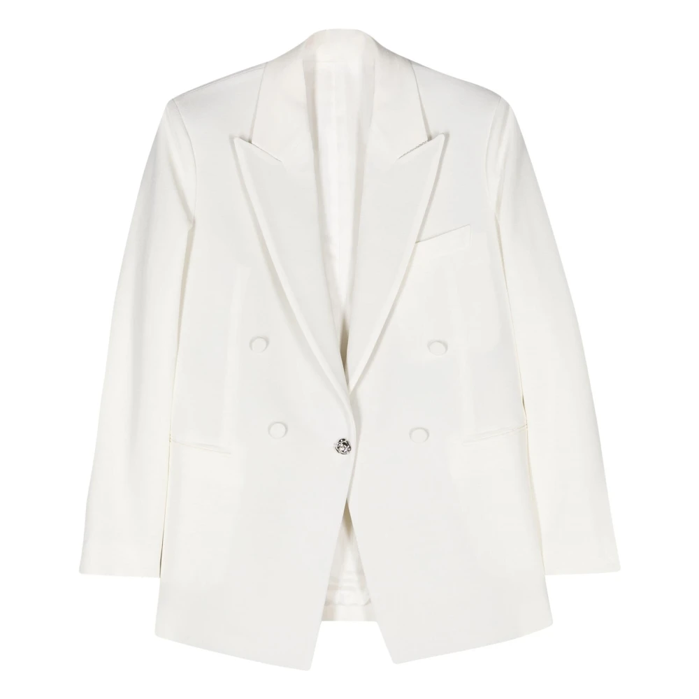 Lanvin Women's Beige Blazers, Xs, Single-Breasted Blazer
