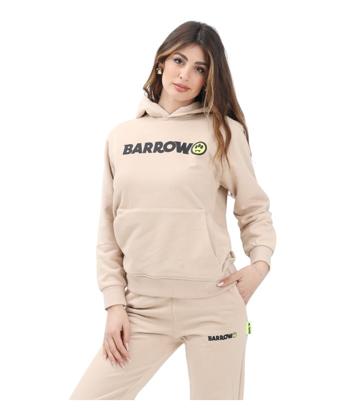 sweat-a-capuche-beige-avec-impression-smiley