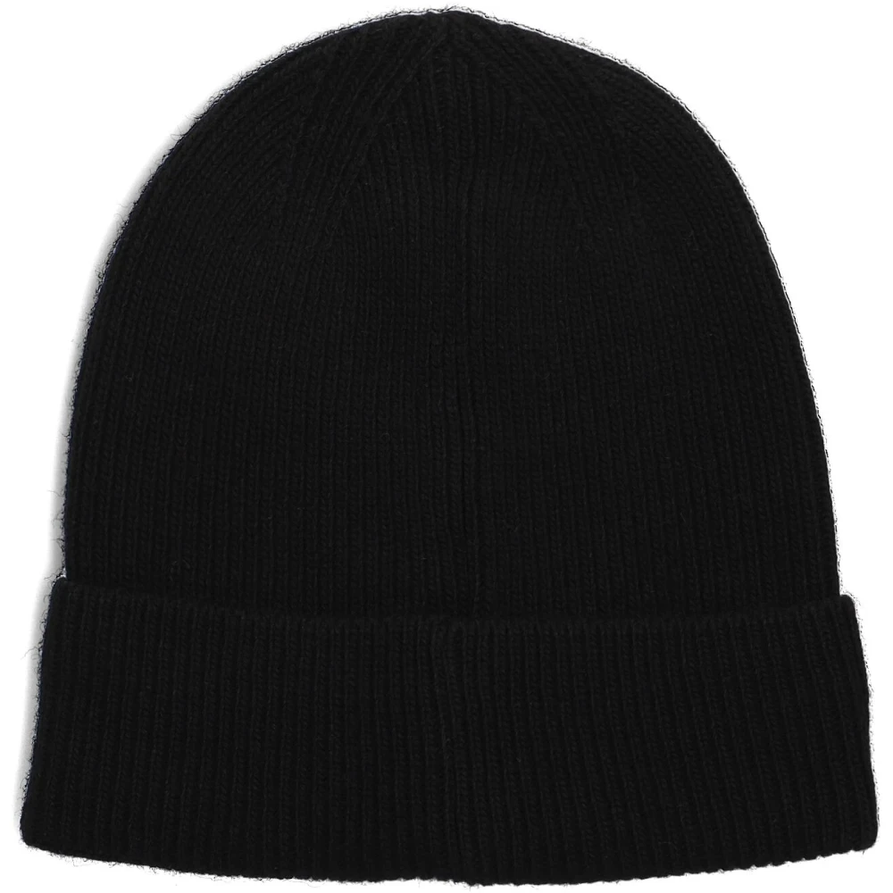 Calvin Klein Archief Logo Beanie Zwart Textiel Black Dames