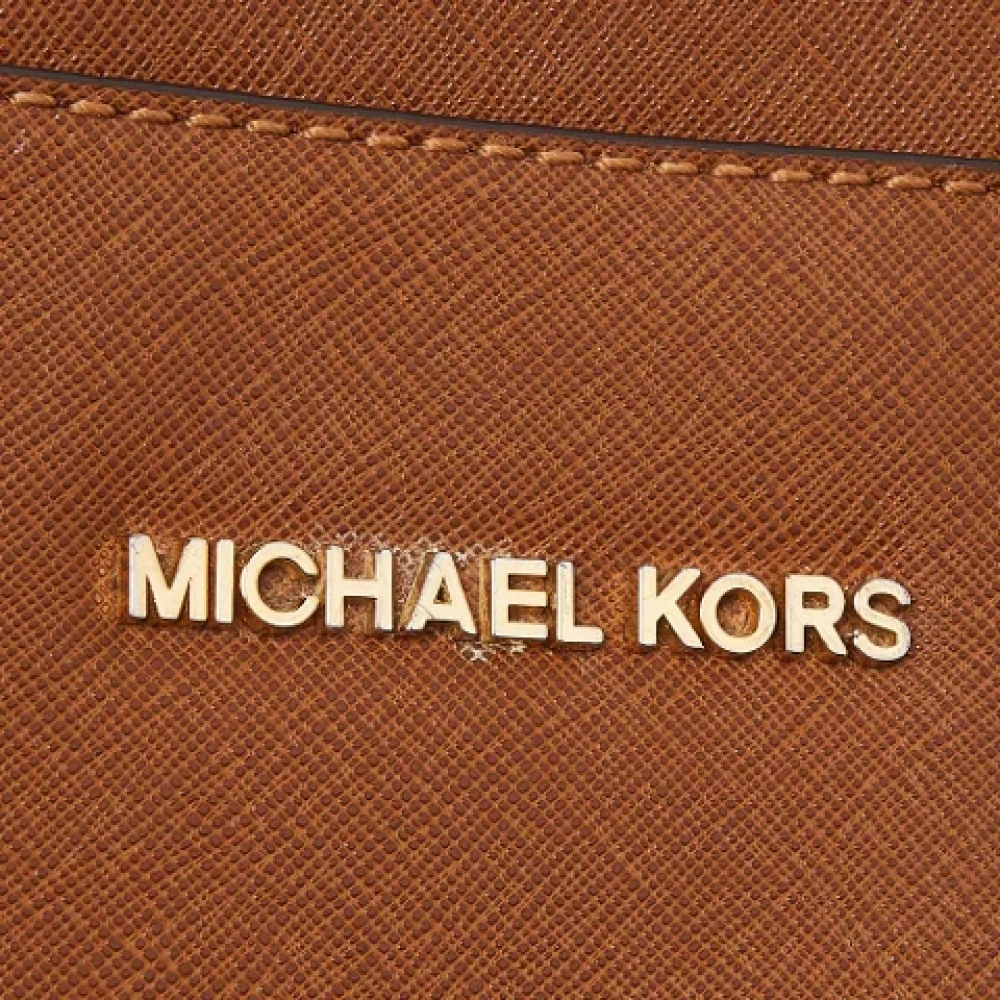 Michael Kors Pre-owned Leather crossbody-bags Brown Dames