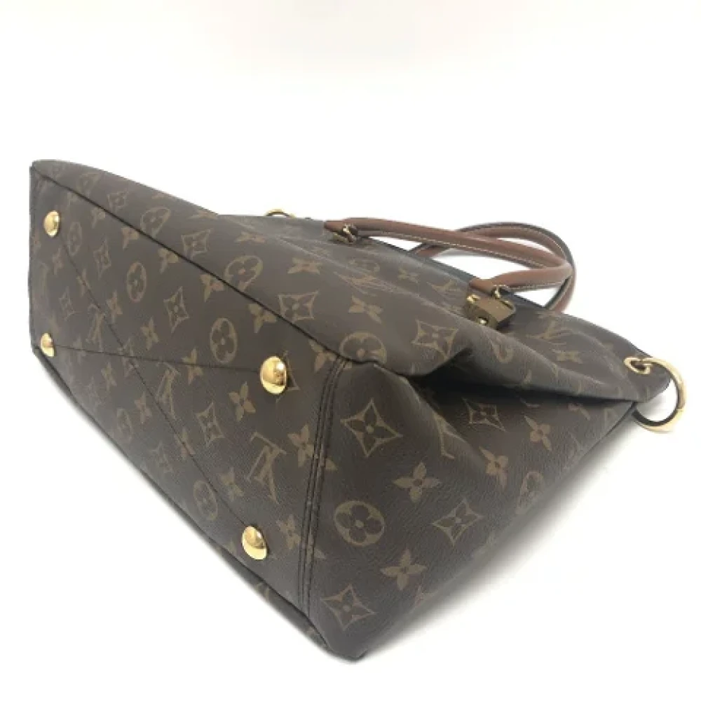 Louis Vuitton Vintage Pre-owned Cotton louis-vuitton-bags Brown Dames