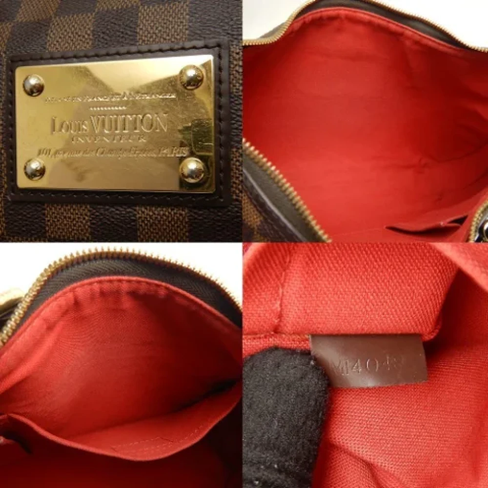 Louis Vuitton Vintage Pre-owned Plastic handbags Brown Dames